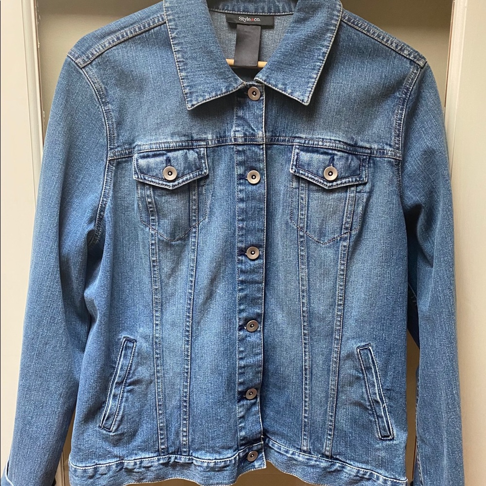 Style & Co Jean Jacket XL